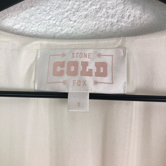 Stone Cold Fox Desire Mini Dress White Tie Front - Picture 6 of 9